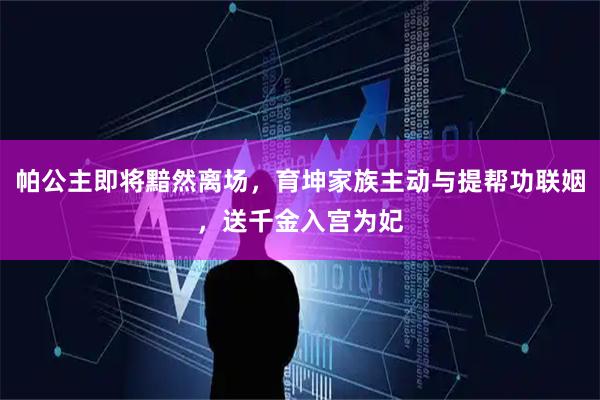 帕公主即将黯然离场，育坤家族主动与提帮功联姻，送千金入宫为妃
